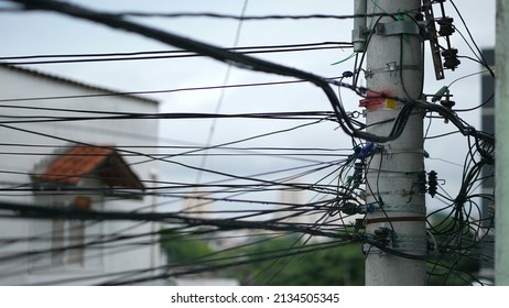 Chaotic Electric Wires From Third World Country