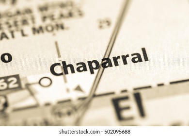 Chaparral. New Mexico. USA.