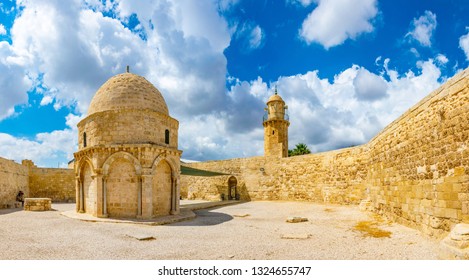 Chapel Of Ascension In Jerusalem, Israel
