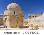 The Chapel of the Ascension on the Mount of Olives in Jerusalem is the place where Jesus ascended to Heaven after his Resurrection.Israel