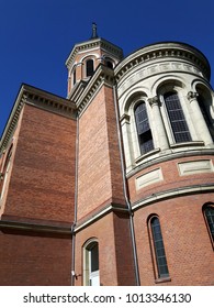 Chapel of the former LVR hospital in Bonn, the church Christ-König, Christ-the-king, is held by the Society of Saint Pius X, FSSPX