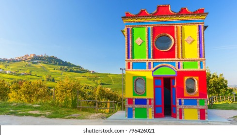 Chapel In La Morra, Piedmont, North Italy