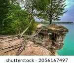 Chapel Rock at Pictured Rocks National Lakeshore in Michigan