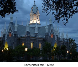 Chapel At Temple Square, Utah