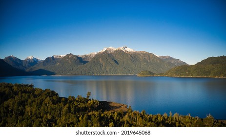 Chapo Lake inside Llanquihue national reserve in Chile - Shutterstock ID 2019645068