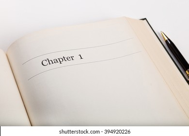 Chapter One,  In An Open Book With A Pen