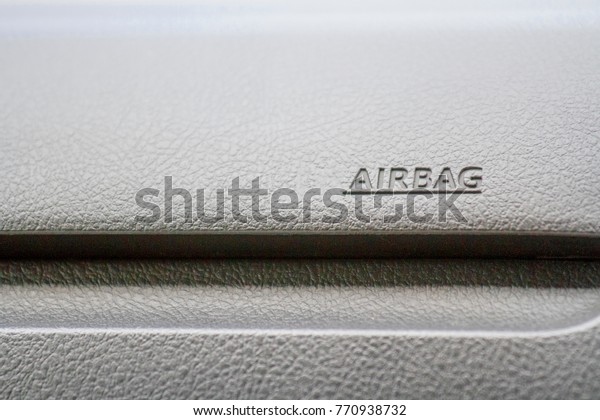 Character of air bag\
on the black\
background