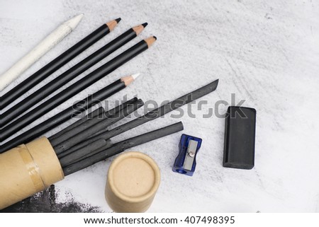 charcoal painting equipments