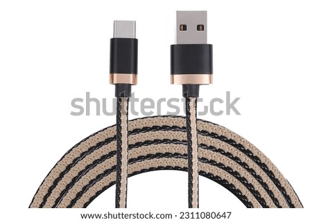 Charging cable universal. fast usb. cell phone cord charger. copper wire mobile charge cable.