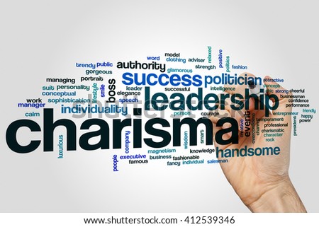 Charisma concept word cloud background