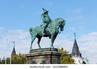 Charles X Gustav Of Sweden Statue In Malmo, Sweden