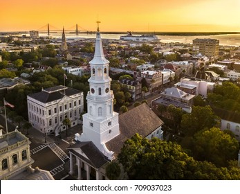 Charleston from the air