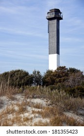 Charleston Lighthouse Located On Sullivan's Island