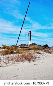 Charleston Lighthouse Located On Sullivan's Island