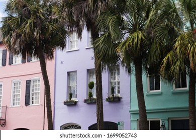 Charleston North Carolina Rainbow Row