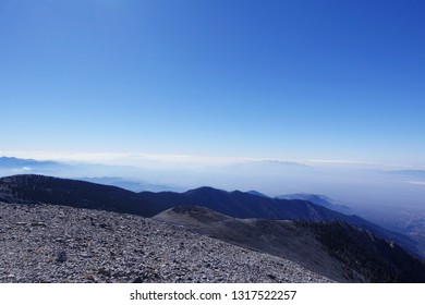 Charleston Peak In Nevada On A Clear Day.