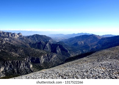 Charleston Peak In Nevada On A Clear Day.