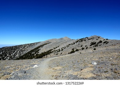 Charleston Peak In Nevada On A Clear Day.