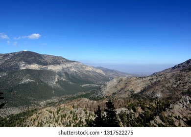 Charleston Peak In Nevada On A Clear Day.