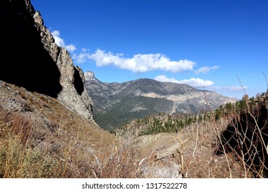 Charleston Peak In Nevada On A Clear Day.