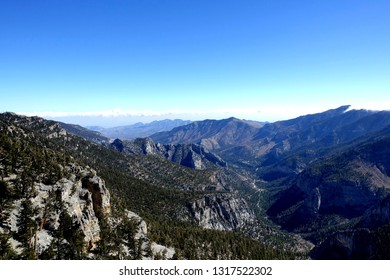 Charleston Peak In Nevada On A Clear Day.