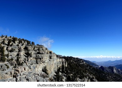 Charleston Peak In Nevada On A Clear Day.