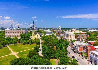 Charleston, South Carolina, USA Downtown Skyline.