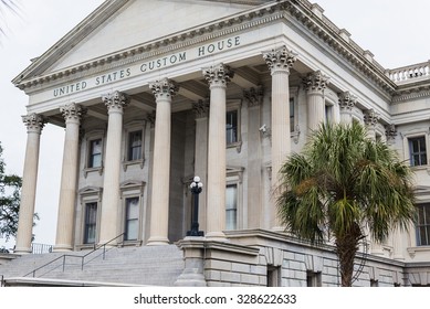 Charleston, USA: Circa November 2014 - US Customs House