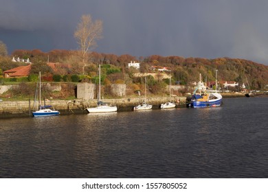 Charlestown Harbour Fife Coast Scotland