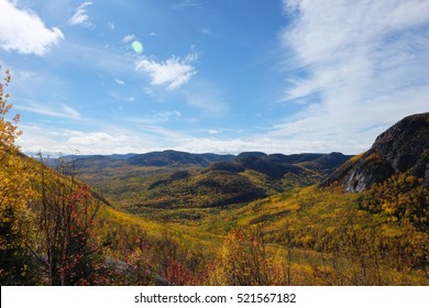 Charlevoix Mountain During Fall - Quebec, Canada.