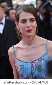 Charlotte Casiraghi Attends The Premiere Of 'Carol' During The 68th Annual Cannes Film Festival On May 17, 2015 In Cannes, France.