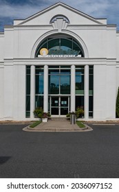 Charlotte, NC - September 3, 2021: Fidelity Investments Office Building Exterior Signs In The Southpark Area In Charlotte, NC