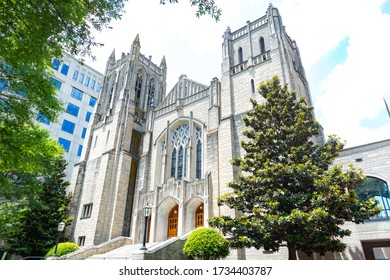 Charlotte NC USA 05-17-2020 First Methodist Church