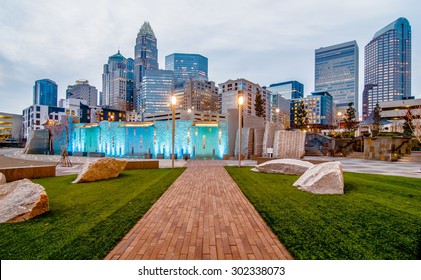 Charlotte North Carolina Skyline 