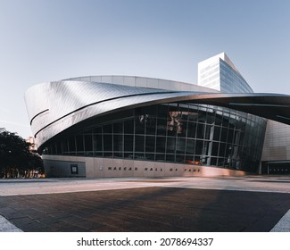 Charlotte, North Carolina, USA - June 19th 2020: Photo Of The NASCAR Hall Of Fame Museum.