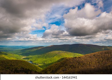 Charlottesville Reservoir, Seen From Moorman's River Overlook On Skyline Drive In Shenandoah National Park, Virginia.