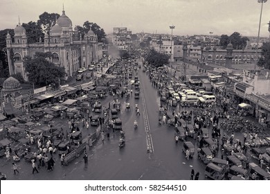 Charminar, Hyderabad, India Street view/Life on a Indian Street/Life on a Indian Street