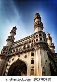 Charminar The Iconing Building, Is Listed Among The Most Famous Tourist Love Structures In India, Built In 1591, Hyderabad.