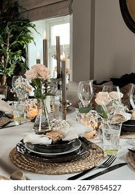 Charming and aesthetically pleasing tablesetting