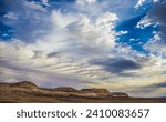 A charming picture of the Sinai Desert in Egypt in the middle of the day