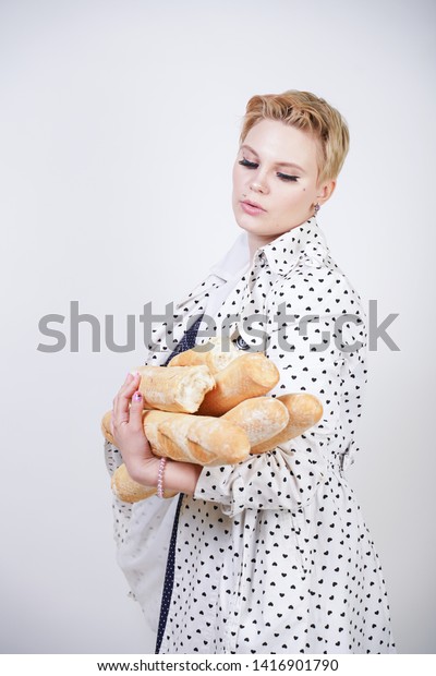 Charming Pinup Woman Short Hair Spring Stock Photo Edit Now