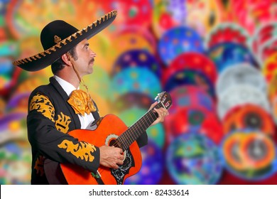 Solar Red Chili Playing A Guitar w// Sombrero Solar Powered Dancing Toy NEW