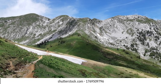 Nevé In The Chartreuse Mountains In The French Alps