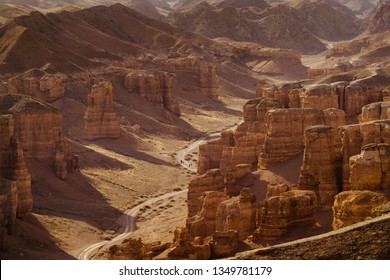 Charyn Canyon In Almaty, Kazakhstan