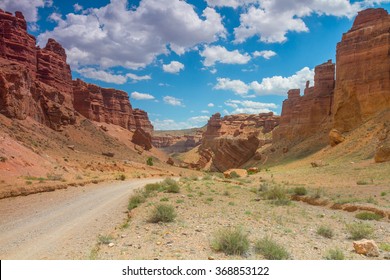 Charyn Canyon in Kazakhstan - Shutterstock ID 368853122