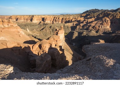 Charynsky canyon rocky landscape. Landmark of Kazakhstan - Shutterstock ID 2232891117