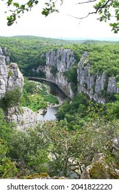 The Chassezac Gorges In The Ardèche Department In France