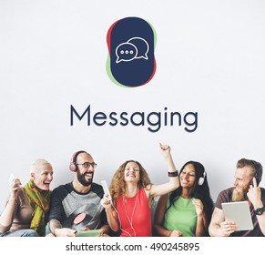 Chat Bubble Speech Cloud Message Graphic Concept