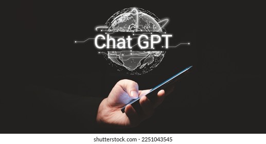 Chat GPT, Chat bot assistant. artificial intelligence Ai Chat GPT, AI technology to assist humans work