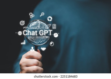 Chat GPT, Chat bot assistant. artificial intelligence Ai Chat GPT, AI technology to assist humans work - Shutterstock ID 2251184683